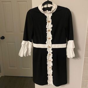 SHEIN Black & White Dress